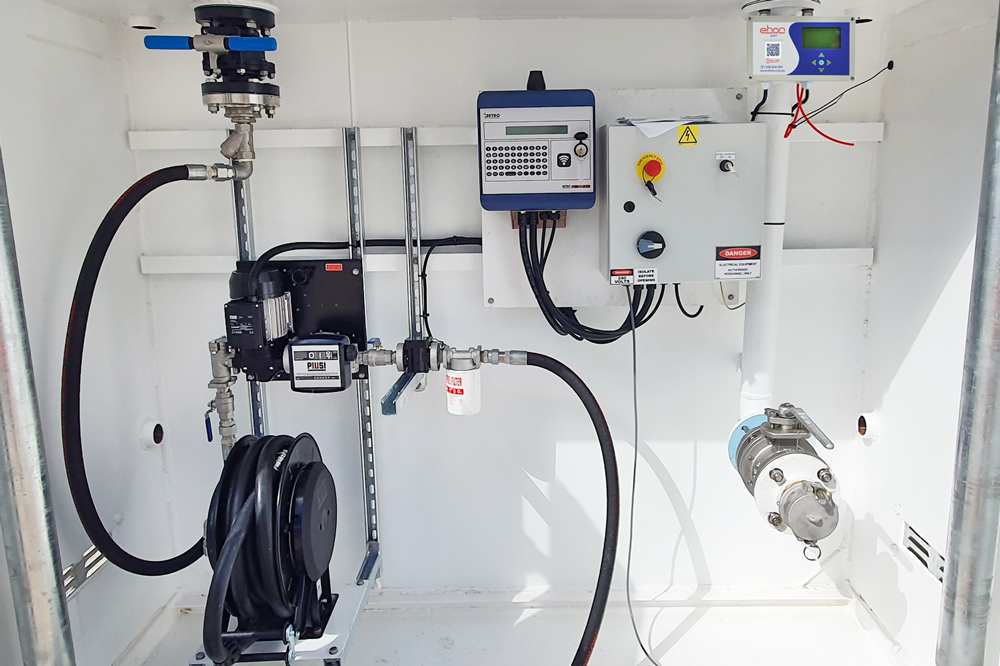 EHON Solus Tank Gauge Installed